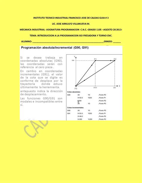 PRACTICAS Y EJERCICIOS PARA PROGRAMACION TORNO 